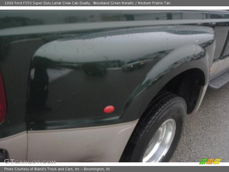 Woodland Green Metallic / Medium Prairie Tan 1999 Ford F350 Super Duty Lariat Crew Cab Dually