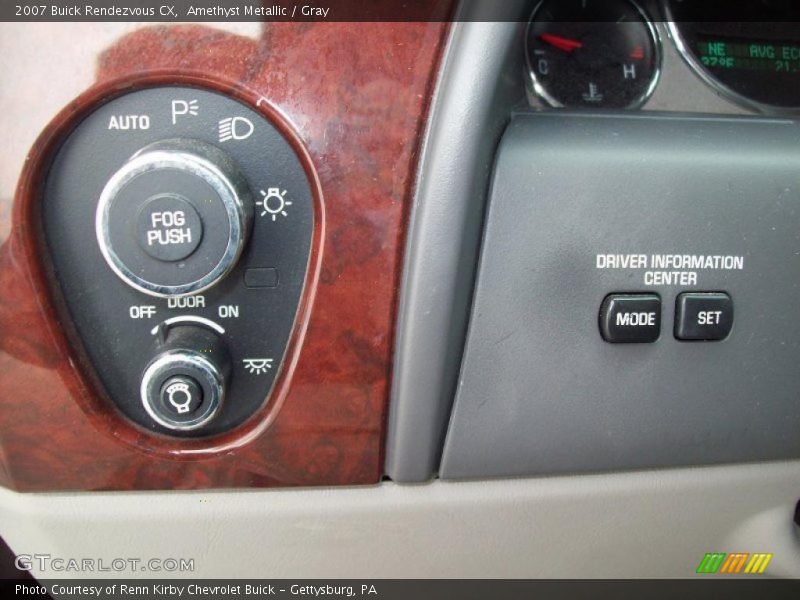 Amethyst Metallic / Gray 2007 Buick Rendezvous CX
