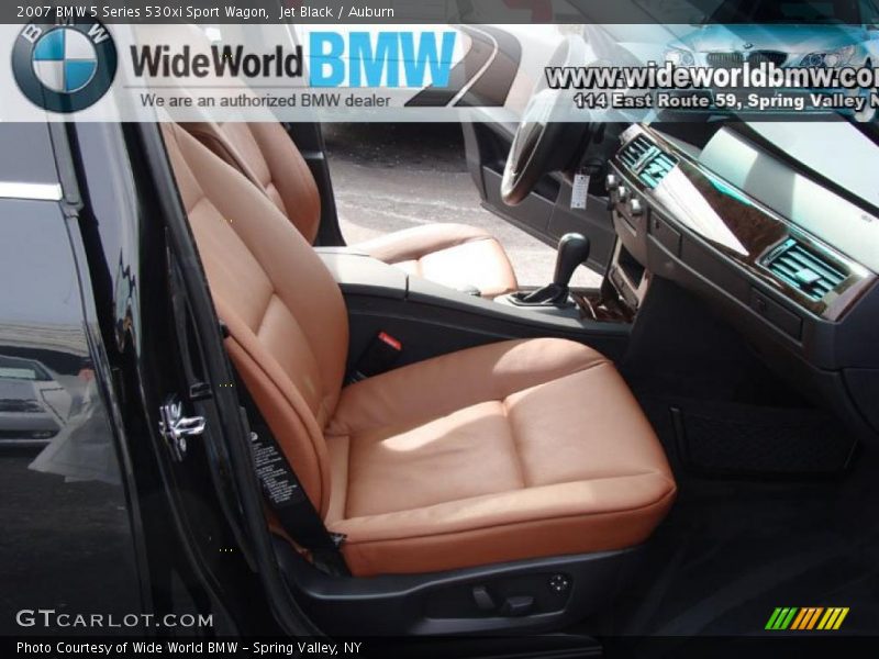Jet Black / Auburn 2007 BMW 5 Series 530xi Sport Wagon