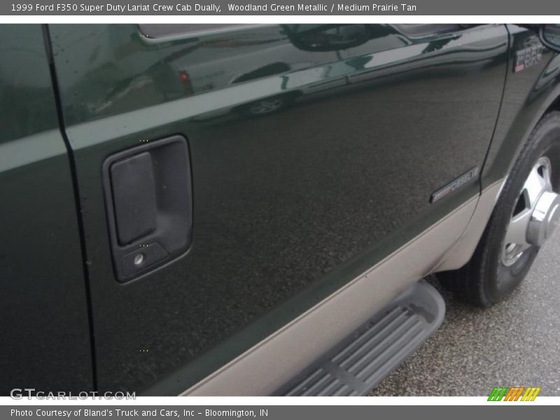 Woodland Green Metallic / Medium Prairie Tan 1999 Ford F350 Super Duty Lariat Crew Cab Dually