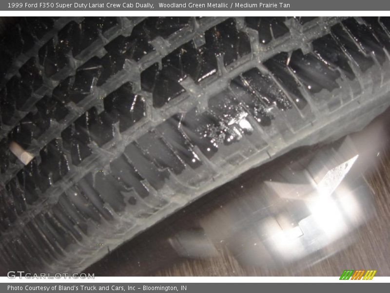 Woodland Green Metallic / Medium Prairie Tan 1999 Ford F350 Super Duty Lariat Crew Cab Dually