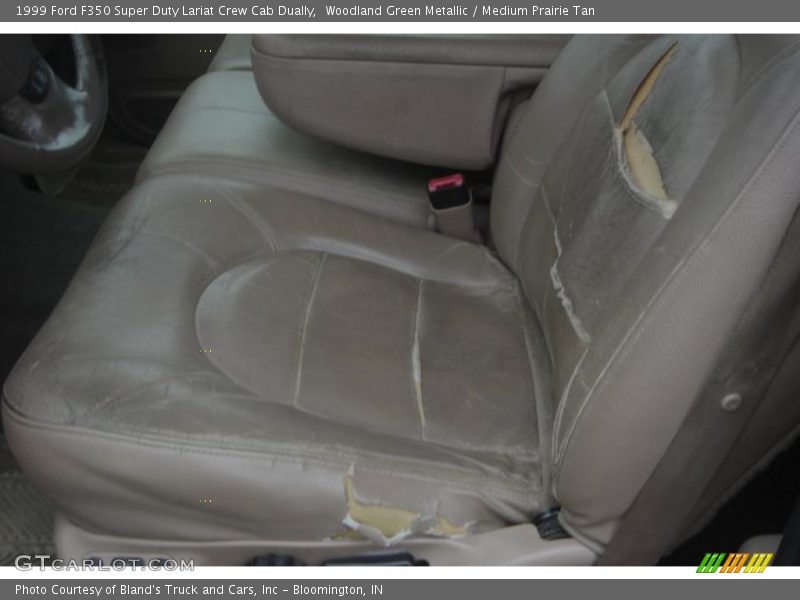 Woodland Green Metallic / Medium Prairie Tan 1999 Ford F350 Super Duty Lariat Crew Cab Dually