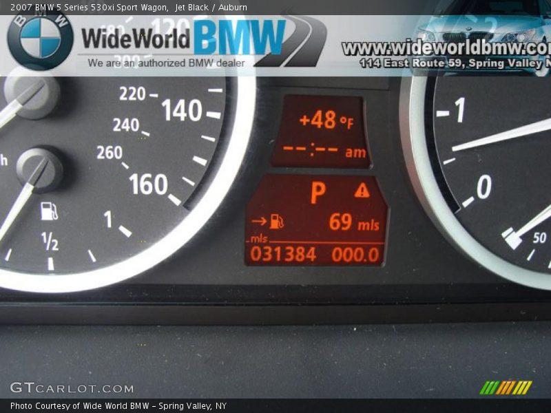 Jet Black / Auburn 2007 BMW 5 Series 530xi Sport Wagon