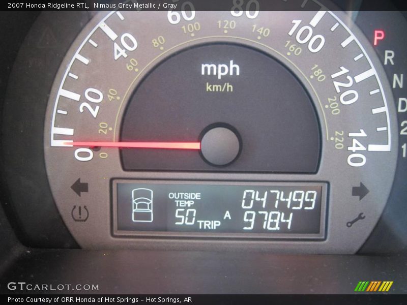 Nimbus Grey Metallic / Gray 2007 Honda Ridgeline RTL