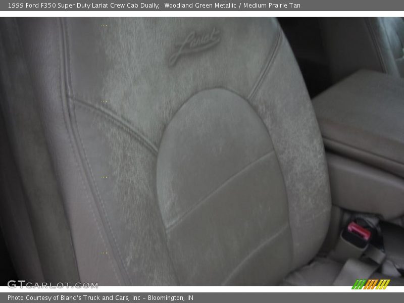 Woodland Green Metallic / Medium Prairie Tan 1999 Ford F350 Super Duty Lariat Crew Cab Dually