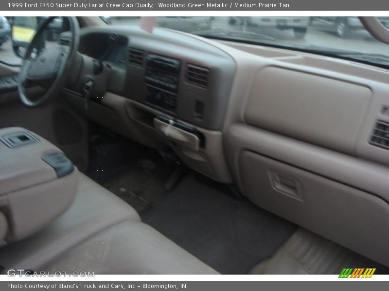 Woodland Green Metallic / Medium Prairie Tan 1999 Ford F350 Super Duty Lariat Crew Cab Dually