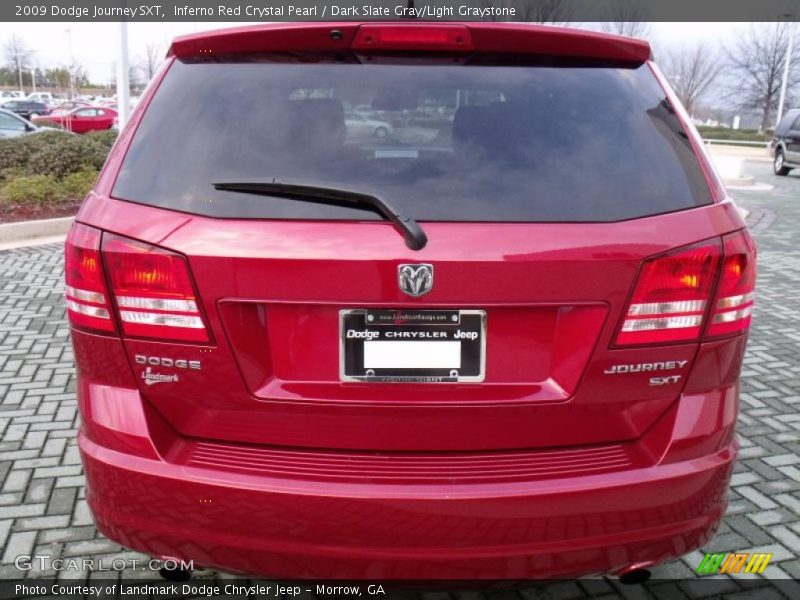 Inferno Red Crystal Pearl / Dark Slate Gray/Light Graystone 2009 Dodge Journey SXT