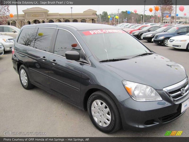 Sage Brush Pearl / Gray 2006 Honda Odyssey LX