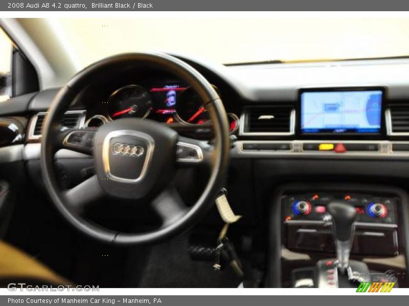 Brilliant Black / Black 2008 Audi A8 4.2 quattro