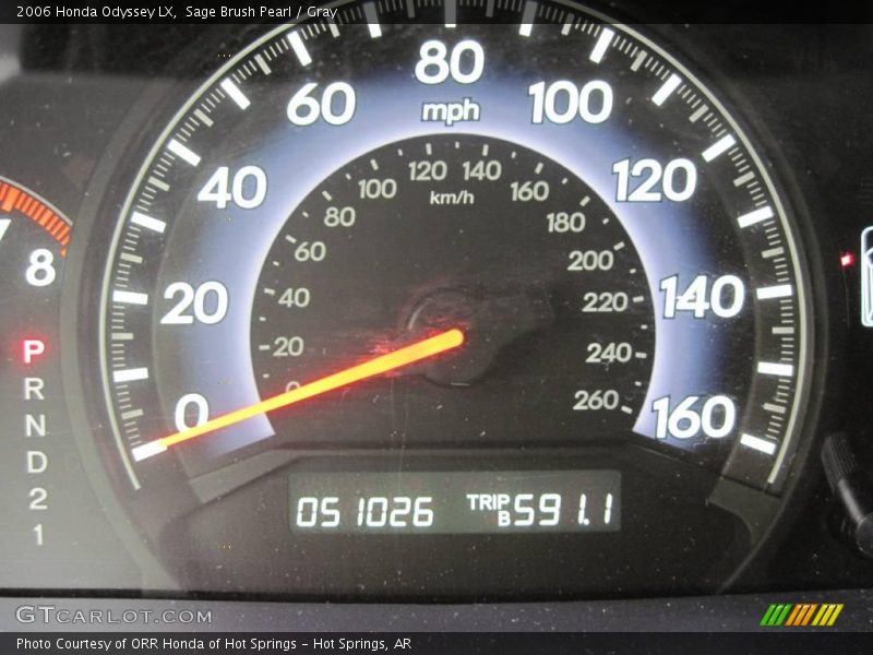 Sage Brush Pearl / Gray 2006 Honda Odyssey LX
