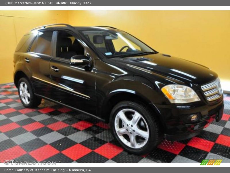 Black / Black 2006 Mercedes-Benz ML 500 4Matic