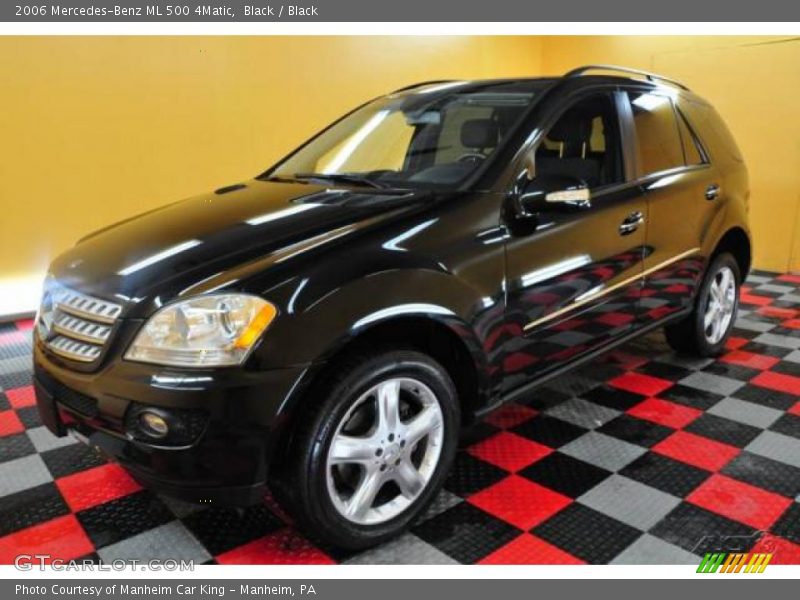 Black / Black 2006 Mercedes-Benz ML 500 4Matic