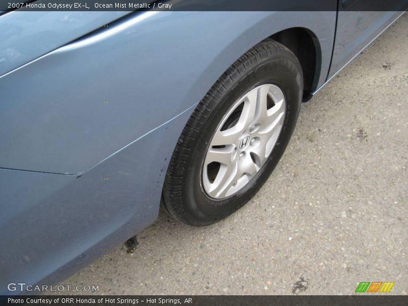 Ocean Mist Metallic / Gray 2007 Honda Odyssey EX-L