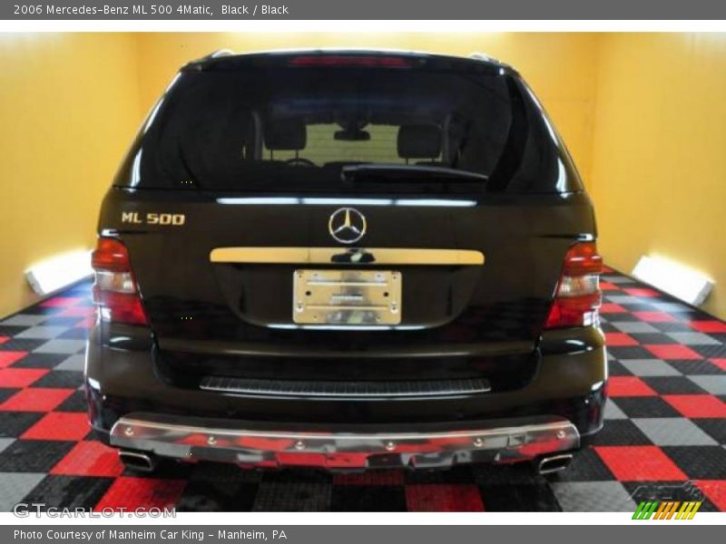 Black / Black 2006 Mercedes-Benz ML 500 4Matic