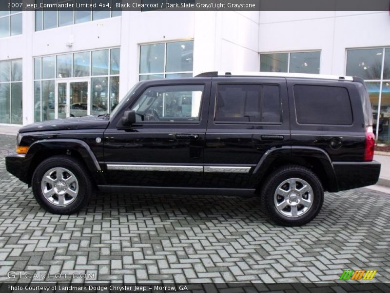 Black Clearcoat / Dark Slate Gray/Light Graystone 2007 Jeep Commander Limited 4x4