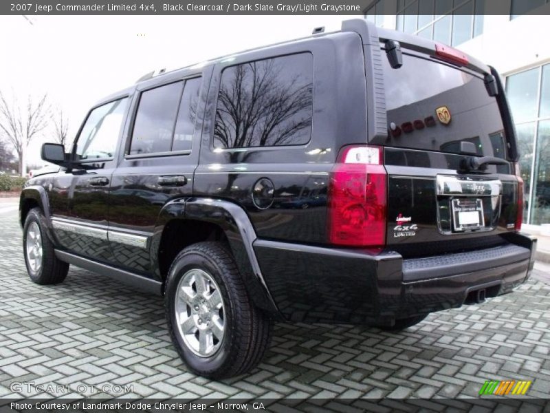 Black Clearcoat / Dark Slate Gray/Light Graystone 2007 Jeep Commander Limited 4x4