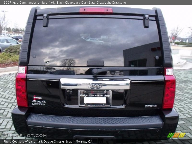 Black Clearcoat / Dark Slate Gray/Light Graystone 2007 Jeep Commander Limited 4x4