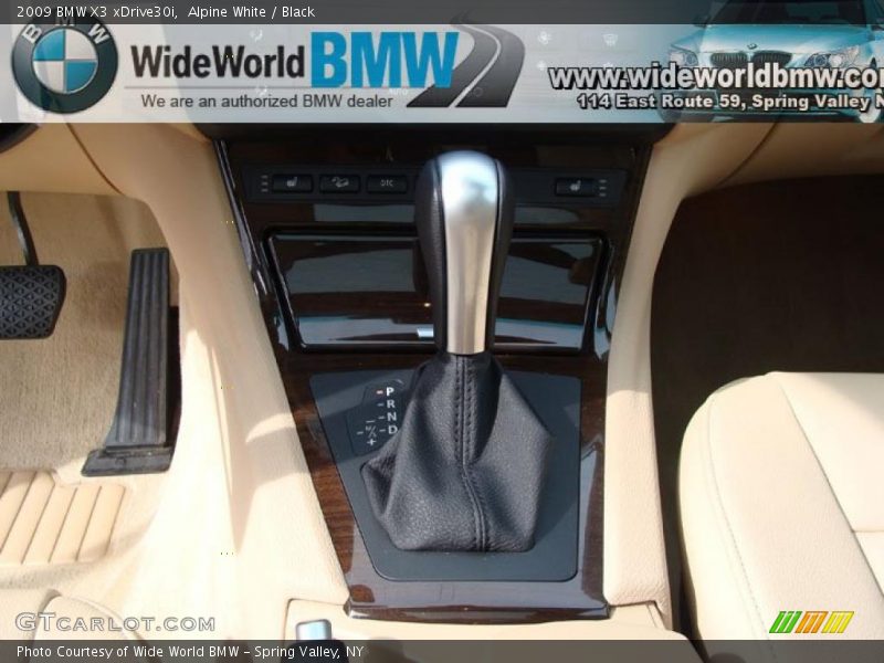 Alpine White / Black 2009 BMW X3 xDrive30i