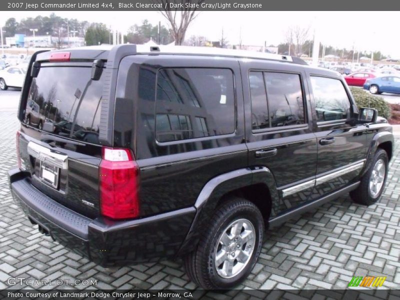 Black Clearcoat / Dark Slate Gray/Light Graystone 2007 Jeep Commander Limited 4x4