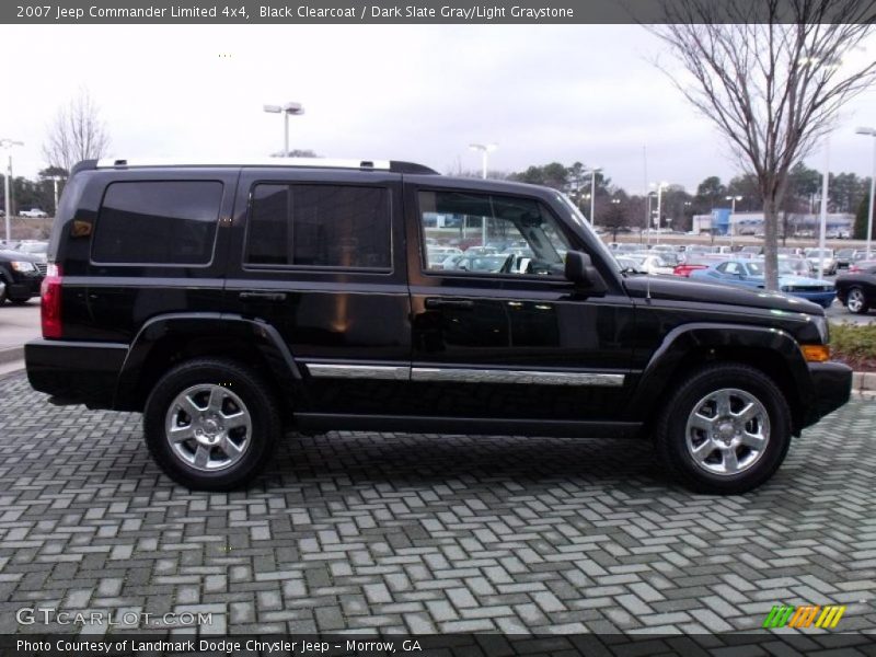 Black Clearcoat / Dark Slate Gray/Light Graystone 2007 Jeep Commander Limited 4x4
