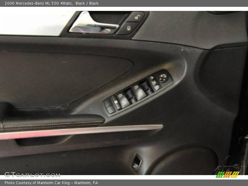 Black / Black 2006 Mercedes-Benz ML 500 4Matic