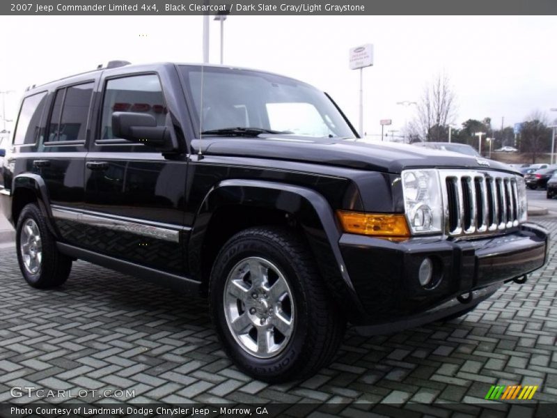 Black Clearcoat / Dark Slate Gray/Light Graystone 2007 Jeep Commander Limited 4x4