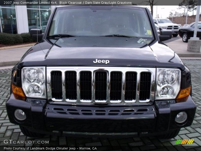 Black Clearcoat / Dark Slate Gray/Light Graystone 2007 Jeep Commander Limited 4x4
