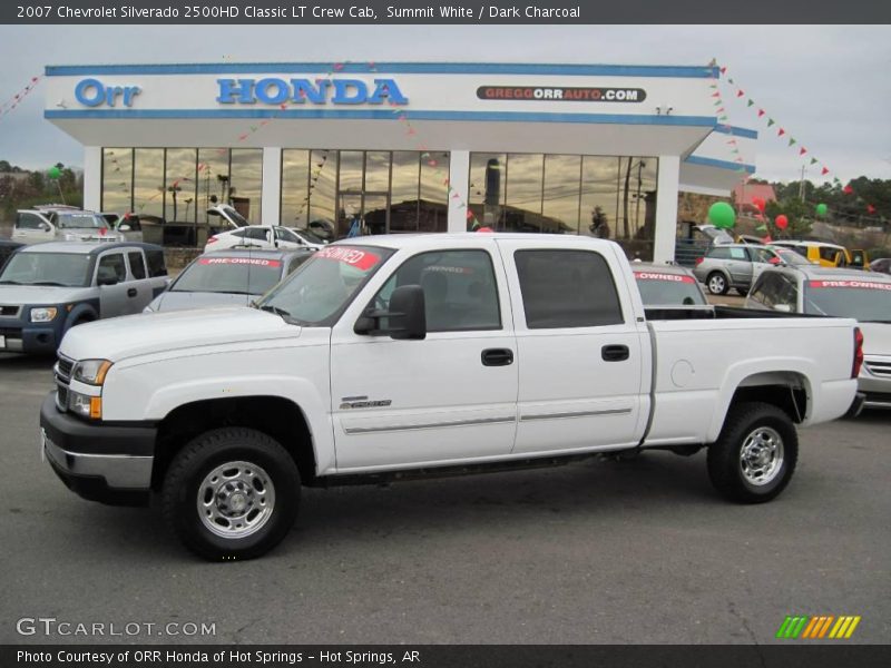 Summit White / Dark Charcoal 2007 Chevrolet Silverado 2500HD Classic LT Crew Cab