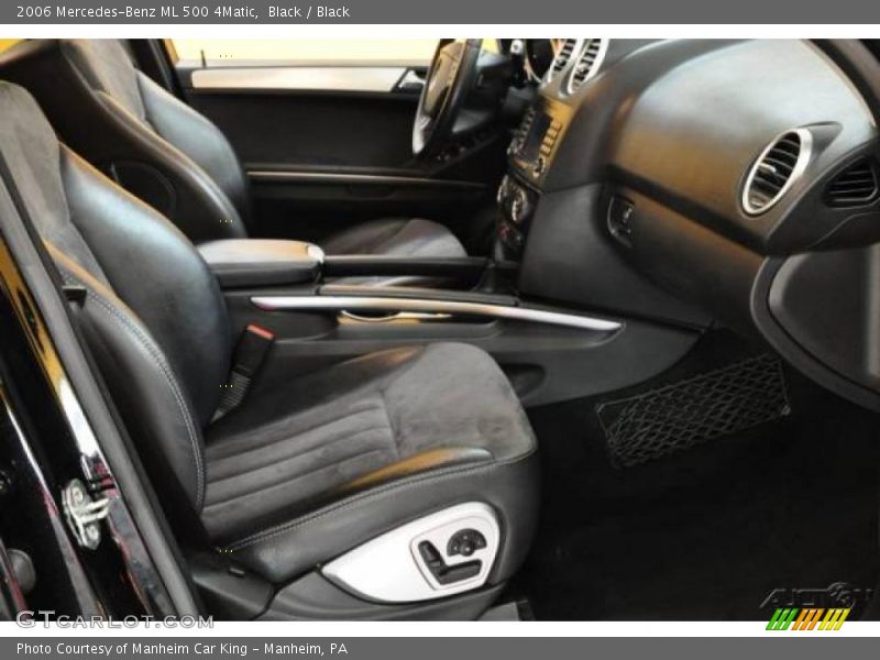 Black / Black 2006 Mercedes-Benz ML 500 4Matic