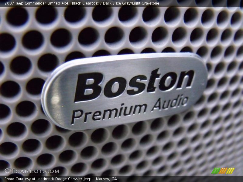 Black Clearcoat / Dark Slate Gray/Light Graystone 2007 Jeep Commander Limited 4x4