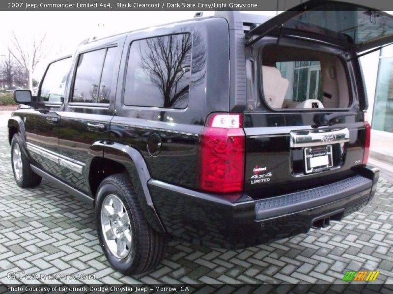 Black Clearcoat / Dark Slate Gray/Light Graystone 2007 Jeep Commander Limited 4x4