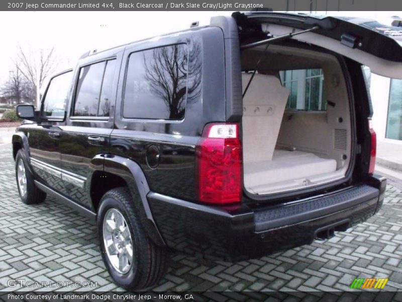 Black Clearcoat / Dark Slate Gray/Light Graystone 2007 Jeep Commander Limited 4x4