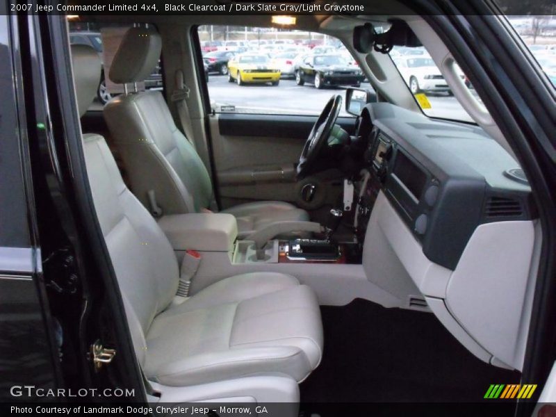 Black Clearcoat / Dark Slate Gray/Light Graystone 2007 Jeep Commander Limited 4x4
