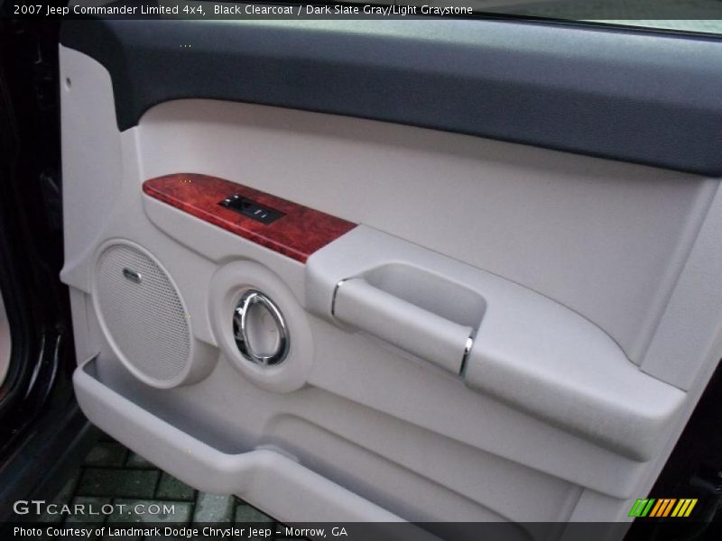Black Clearcoat / Dark Slate Gray/Light Graystone 2007 Jeep Commander Limited 4x4
