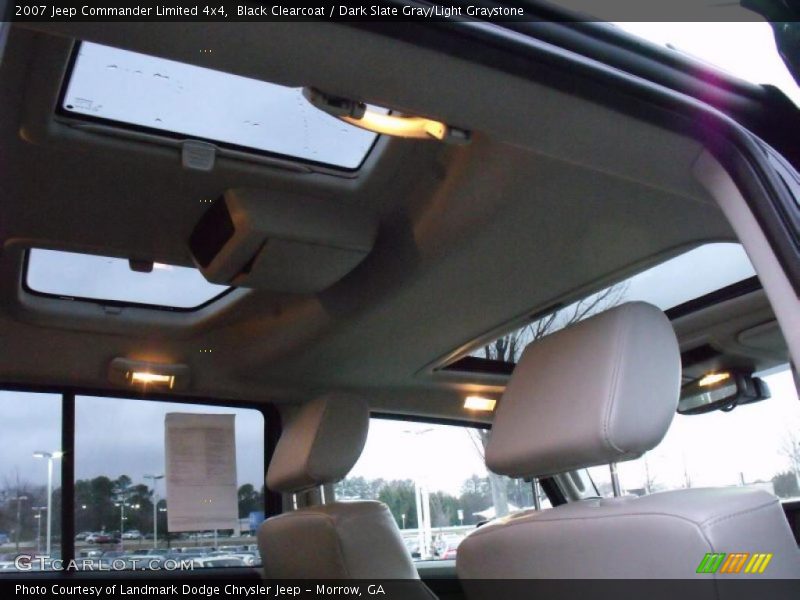 Black Clearcoat / Dark Slate Gray/Light Graystone 2007 Jeep Commander Limited 4x4