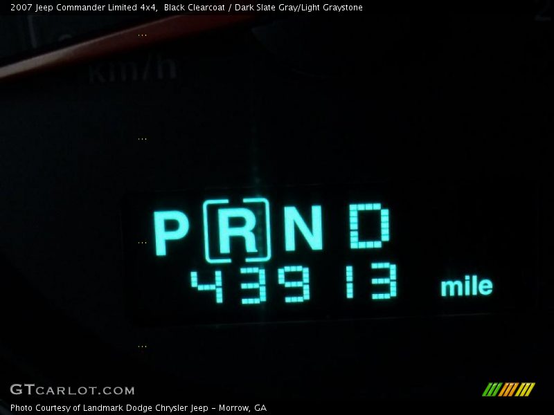 Black Clearcoat / Dark Slate Gray/Light Graystone 2007 Jeep Commander Limited 4x4