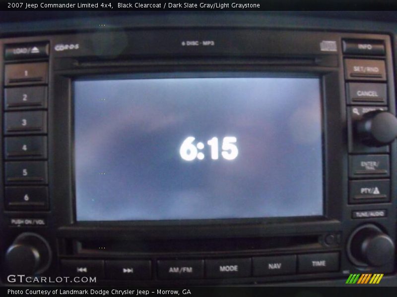 Black Clearcoat / Dark Slate Gray/Light Graystone 2007 Jeep Commander Limited 4x4