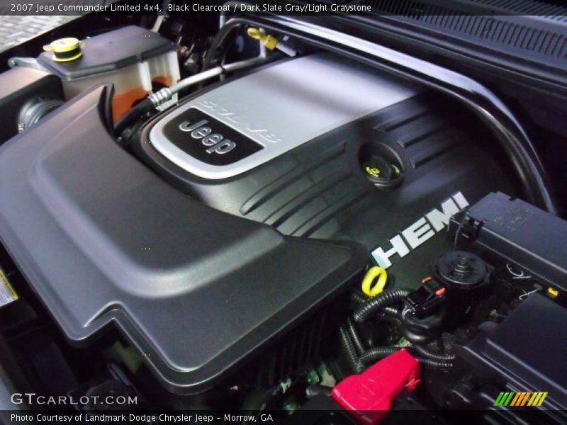 Black Clearcoat / Dark Slate Gray/Light Graystone 2007 Jeep Commander Limited 4x4