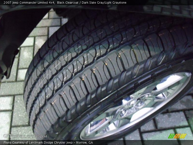Black Clearcoat / Dark Slate Gray/Light Graystone 2007 Jeep Commander Limited 4x4