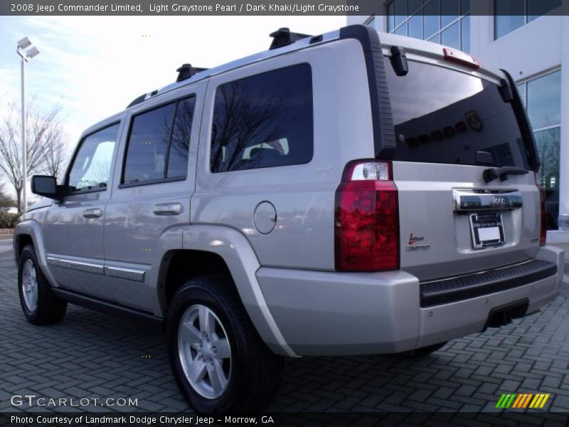 Light Graystone Pearl / Dark Khaki/Light Graystone 2008 Jeep Commander Limited