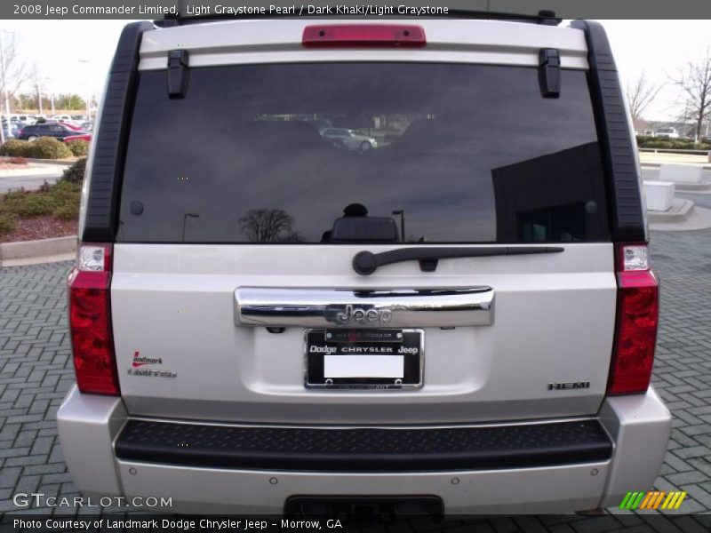 Light Graystone Pearl / Dark Khaki/Light Graystone 2008 Jeep Commander Limited