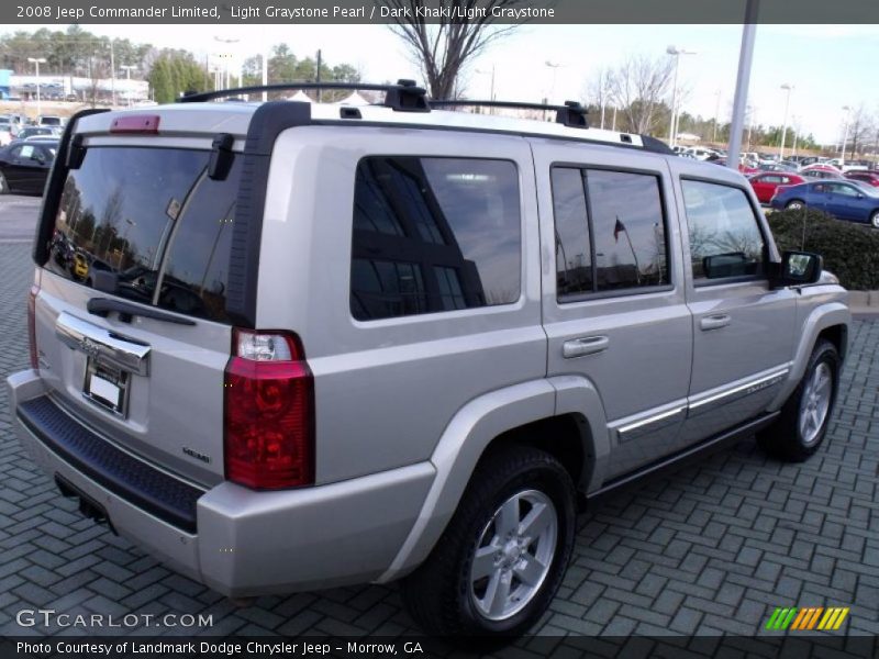 Light Graystone Pearl / Dark Khaki/Light Graystone 2008 Jeep Commander Limited
