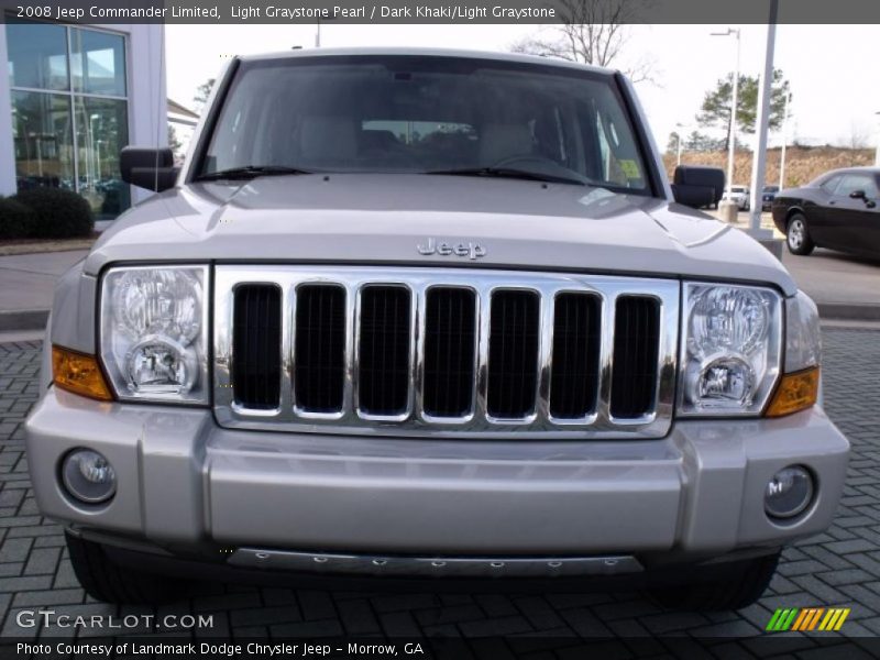 Light Graystone Pearl / Dark Khaki/Light Graystone 2008 Jeep Commander Limited