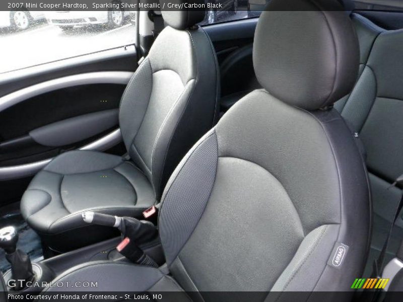 Sparkling Silver Metallic / Grey/Carbon Black 2007 Mini Cooper Hardtop