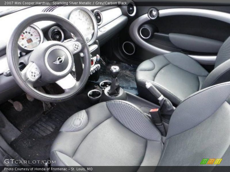 Sparkling Silver Metallic / Grey/Carbon Black 2007 Mini Cooper Hardtop