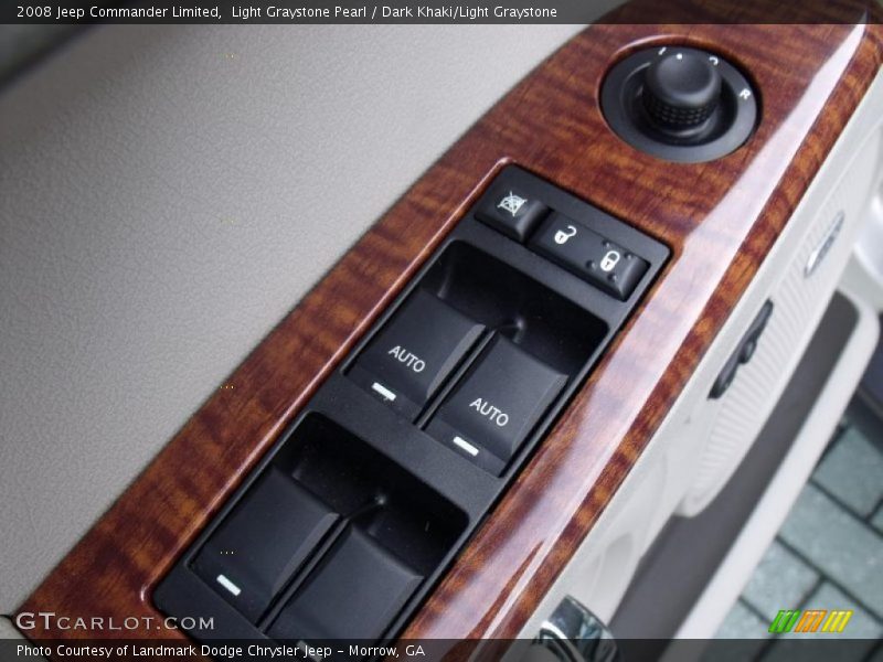 Light Graystone Pearl / Dark Khaki/Light Graystone 2008 Jeep Commander Limited