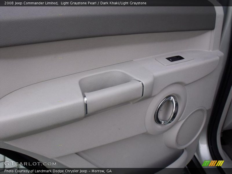 Light Graystone Pearl / Dark Khaki/Light Graystone 2008 Jeep Commander Limited