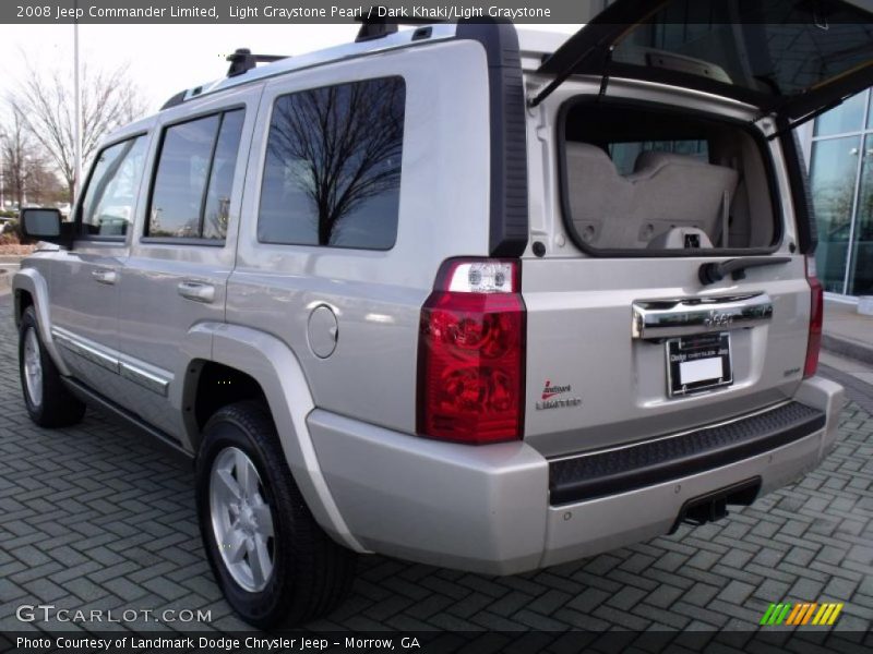 Light Graystone Pearl / Dark Khaki/Light Graystone 2008 Jeep Commander Limited