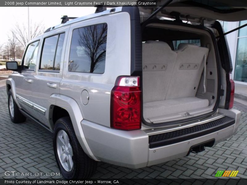 Light Graystone Pearl / Dark Khaki/Light Graystone 2008 Jeep Commander Limited