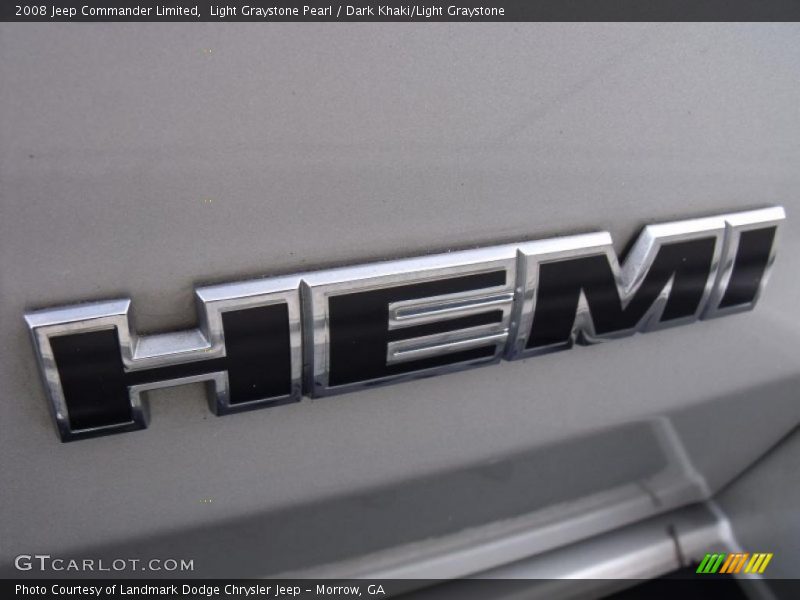 Light Graystone Pearl / Dark Khaki/Light Graystone 2008 Jeep Commander Limited